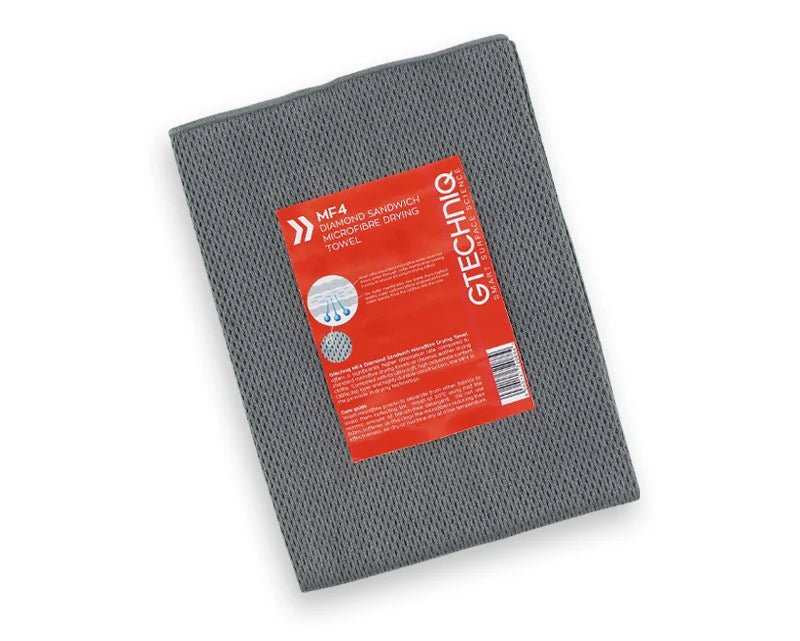 GTECHNIQ MF4 Diamond Sandwich Microfibre Drying Towel