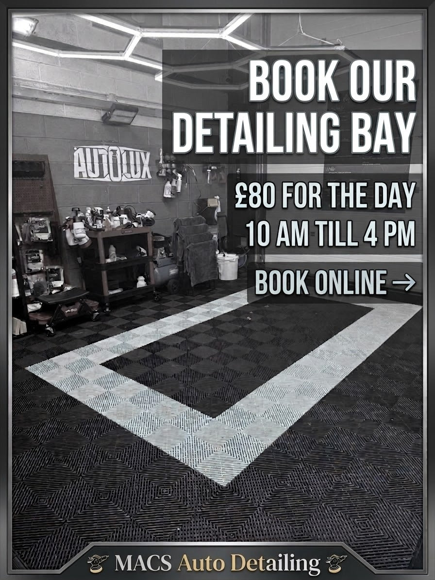 Book Our Detailing Bay