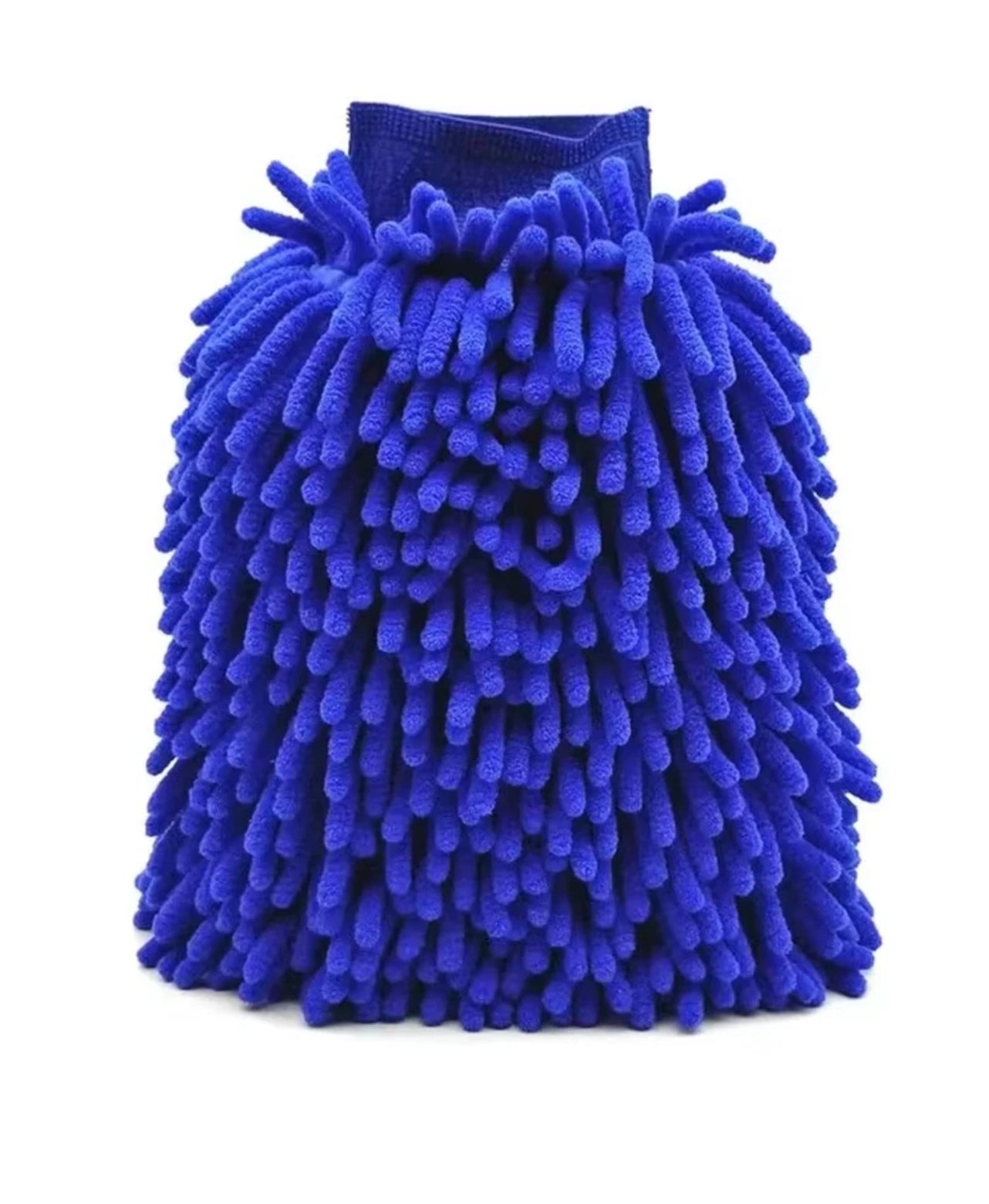 Macs Blue Chenille Wheel Mitt