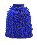 Macs Blue Chenille Wheel Mitt