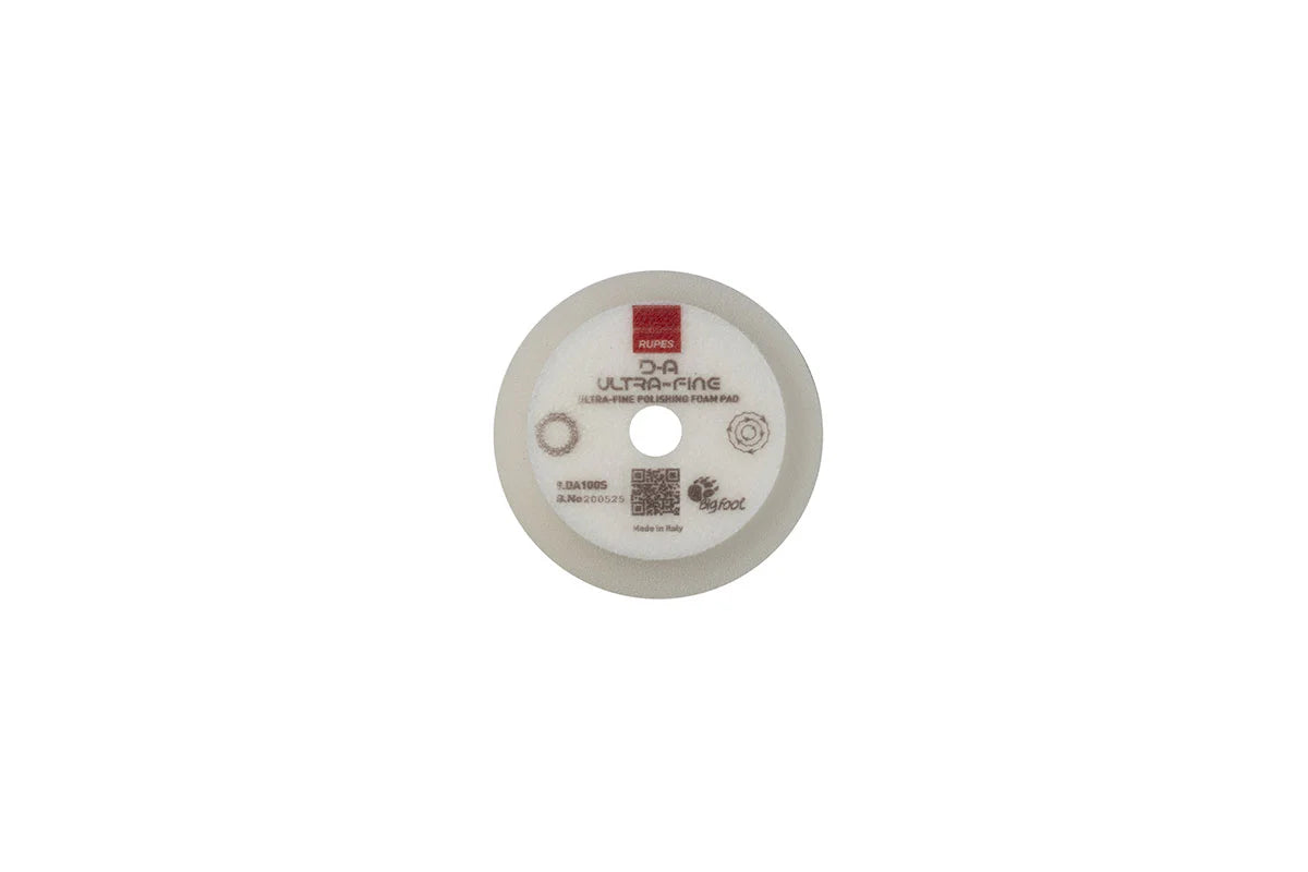 Rupes D-A Ultra Fine High Performance Polishing Foam Pad White 100mm (3")