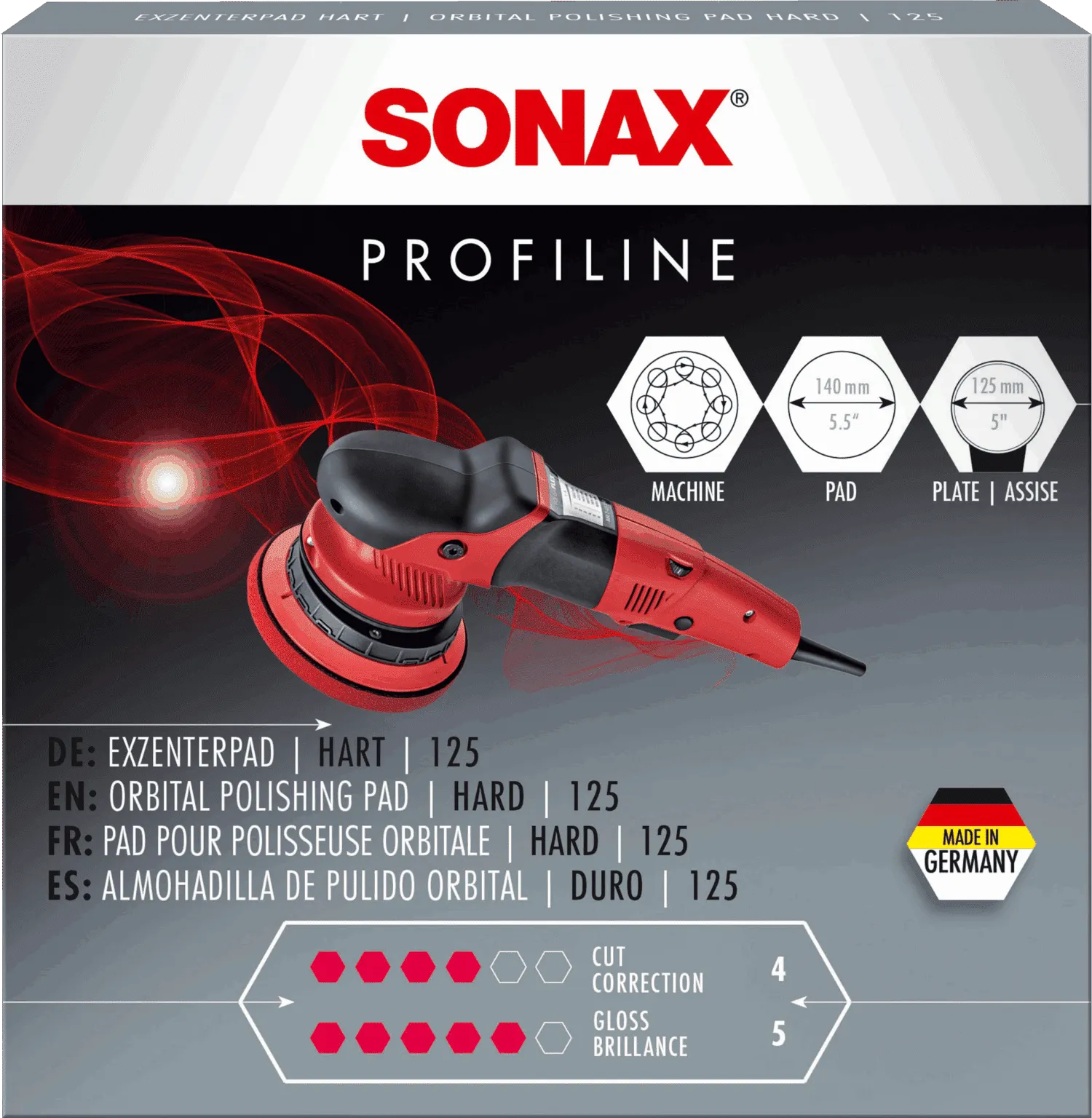 SONAX Orbital Polishing Pad Hard 125