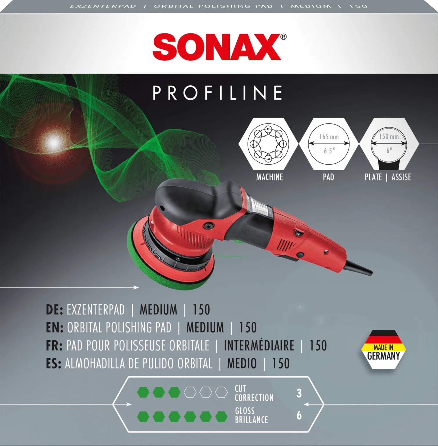 SONAX Orbital Polishing Pad Medium 150