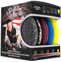 Buff And Shine Reflection Artist Polishing Pad Set (5 Inch)