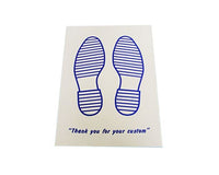 Valeting And Detailing Paper Floor Mats With Footprints - 250 Pack