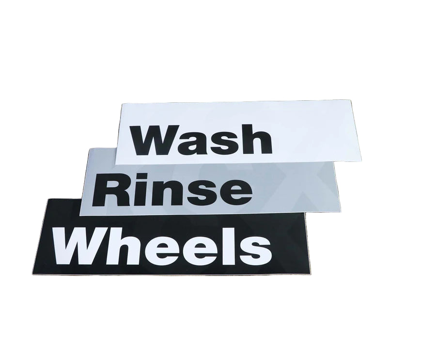 Koch-Chemie Bucket Labels – Wash, Rinse, Wheels