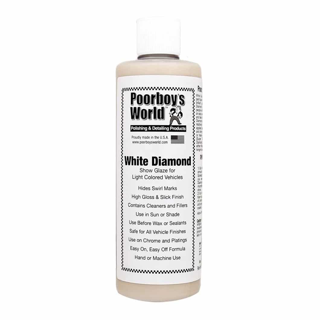 Poorboy's World White Diamond Show Glaze for Light Coloured Vehicles