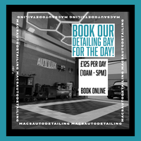 Book Our Detailing Bay